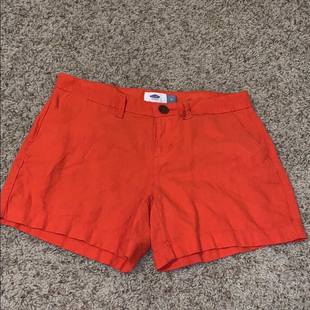 Linen shorts